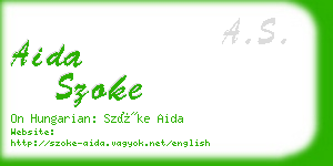 aida szoke business card